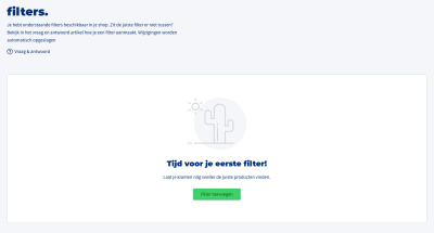 Filters toevoegen