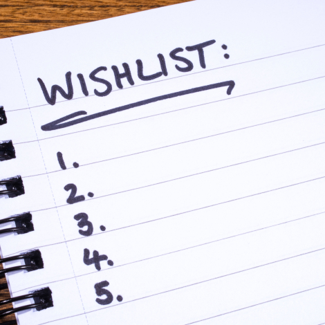 bewaar voor later wishlist